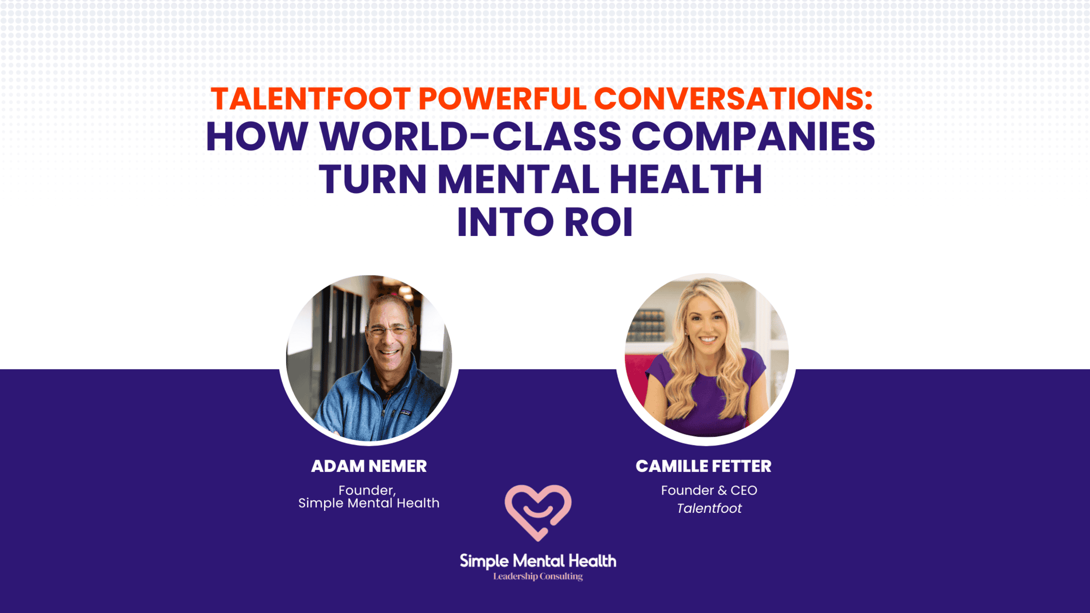 Adam Nemer and Camille Fetter - Mental Health ROI